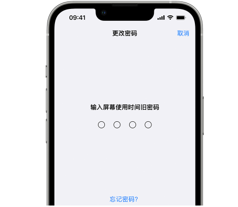 镇赉iPhone屏幕维修分享iPhone屏幕使用时间密码忘记了怎么办 