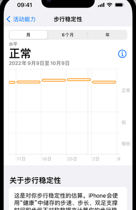 镇赉iPhone手机维修如何在iPhone开启'步行稳定性通知'