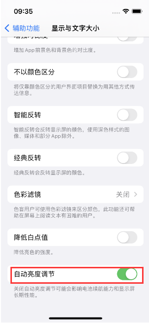 镇赉苹果15维修店分享iPhone 15 Pro系列屏幕亮度 