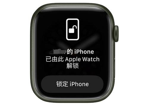 镇赉苹果手机维修分享用 AppleWatch 解锁配备面容 ID 的 iPhone方法 