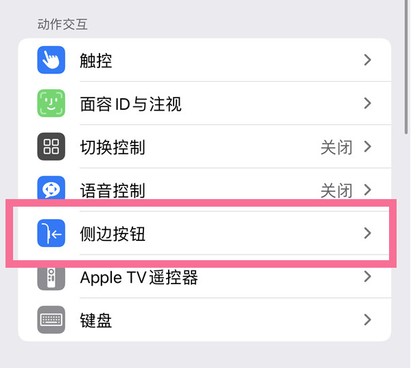 镇赉苹果14维修店分享iPhone14 Plus侧键双击下载功能关闭方法 