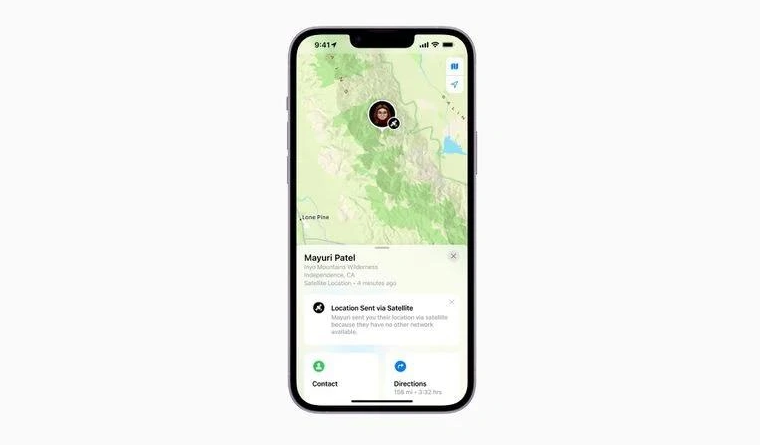 镇赉苹果14维修分享iPhone14系列中 FindMy功能通过卫星分享位置方法教程 