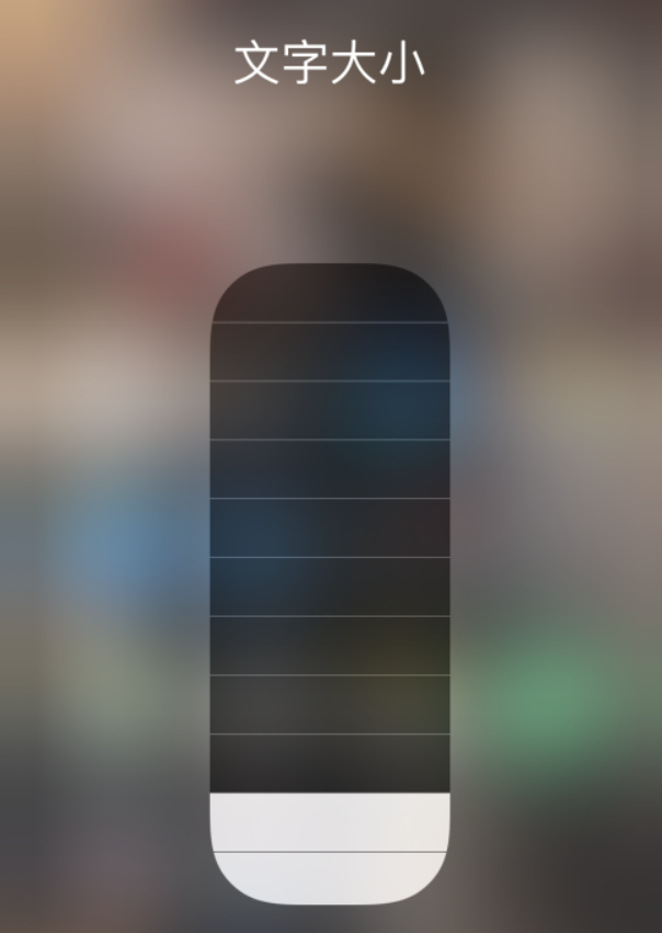 镇赉苹果手机维修分享小技巧：在 iPhone 控制中心快速调节字体大小 